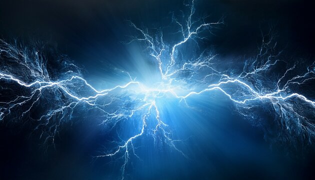 lightning in the night