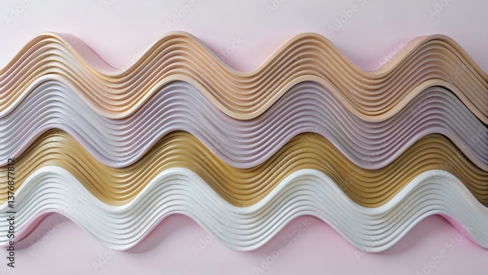 Poster abstract wave pattern background