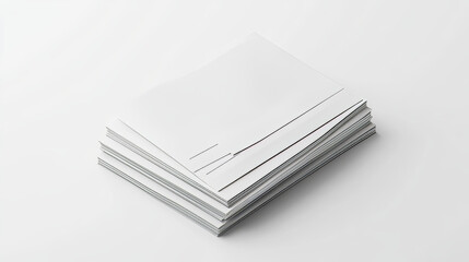 Paper receipt and bill mockup. Realistic 3d vector illustration set of white blank curled shop cash reciept or ticket. Supermarket payment check or invoice empty template. Voucher or cashier recipe.