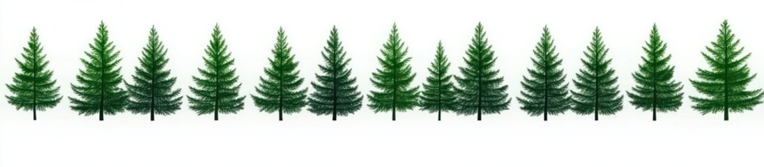 Obraz premium Green Christmas Tree Pattern with Chequered Design for Festive Clothing and Decorations