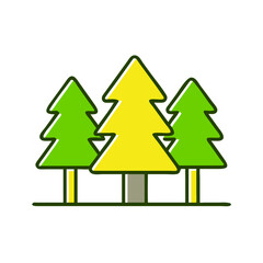 Forest Icon - icon on &ldquo;Eco / Sustainability&rdquo; theme