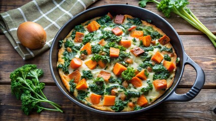 baked beans with vegetables