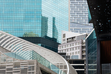 Dynamic Urban Architecture with Diverse Forms in Sydney Australia