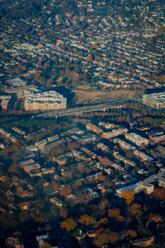 Aerial -  Suburban Community, Residential Buildings