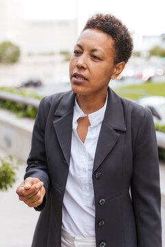 a non-binary woman speaking