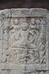 ancient rock carving stone art anuradapura