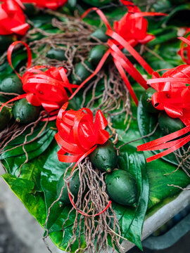 Fruits on display