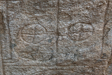 Architecture of ancient temple complex