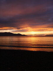 Obraz premium calis beach fethiye turkey sunset scenery 