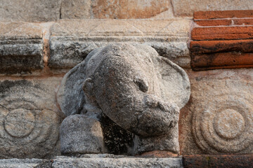 ancient rock carving stone art anuradapura
