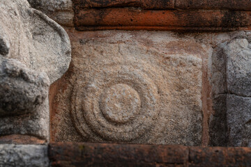 ancient rock carving stone art anuradapura