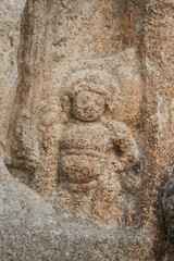 ancient rock carving stone art anuradapura