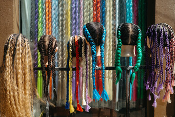 Braided Hair Display