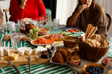 Friends at snack time