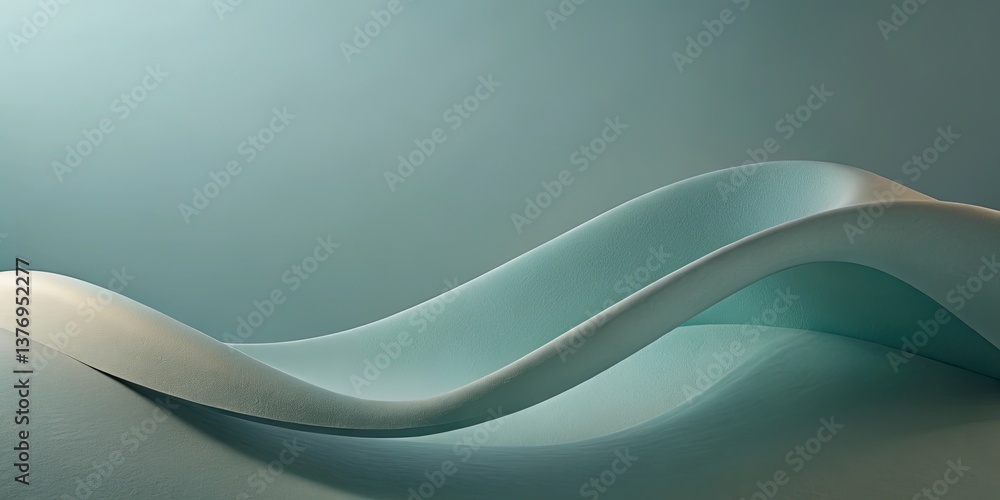 Poster abstract wave form background