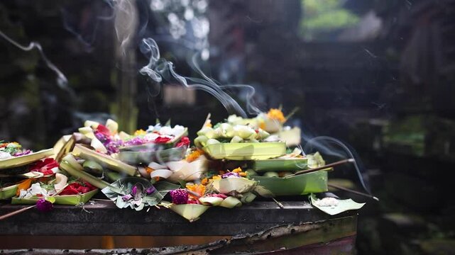 Balinese offerings