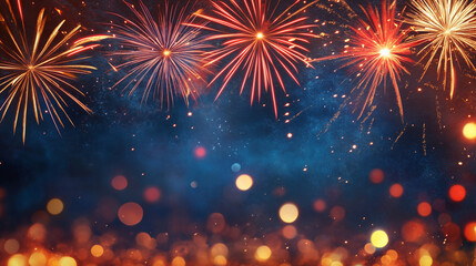 Obraz premium Independence Day in America 4th of July