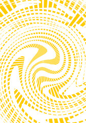 Background image, using yellow lines, arranged to create an image, used as a background.