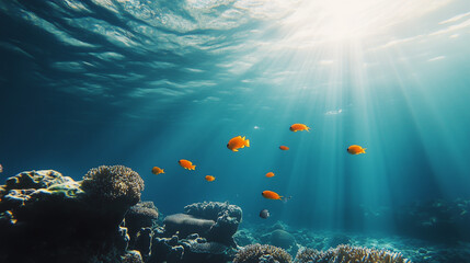 Naklejka premium world oceans day