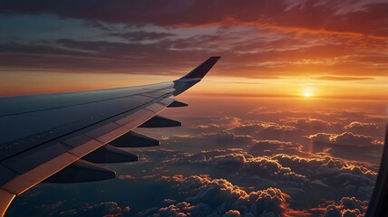 view from airplane window
