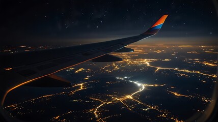 view from airplane window