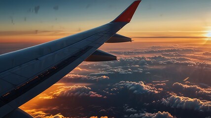 view from airplane window