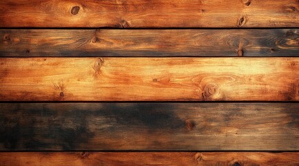 Wooden Plank Background with Textured Rustic Wall Panels and Horizontal Shiplap Planks for Copy Space