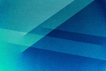 Dark light blue green turquoise abstract background. Geometric pattern shape. Line stripe triangle angle. Color gradient. Shadow. Matte. Rough grain grungy. Design. Template.  © Наталья Босяк