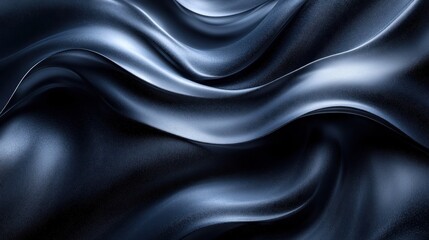 Fototapeta premium Futuristic Abstract Dark Swirl Background 3D Rendered Graphic Resource