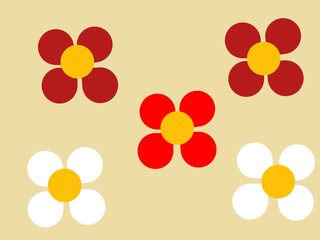 Colorful Floral Pattern Background For Packaging or Other