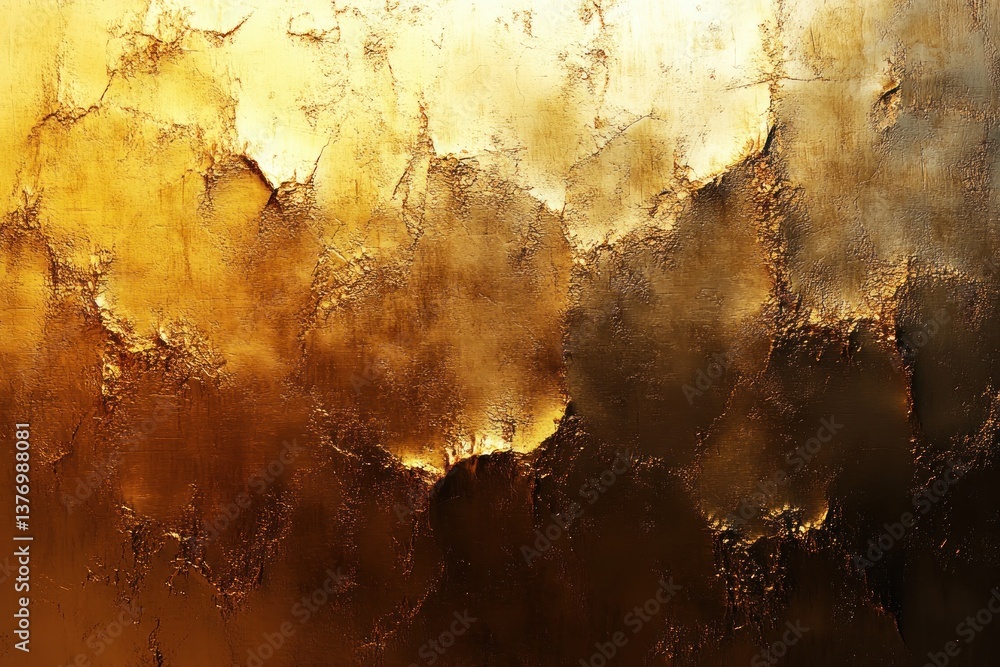 Poster gold metallic background smooth brushed texture abstract design modern 3d rendering