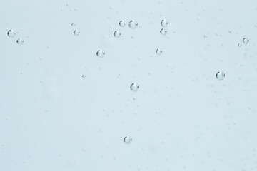 Refreshing soda water as background, closeup view