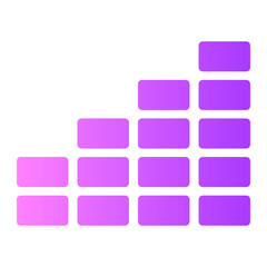 equalizer gradient icon