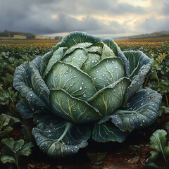 Fototapeta premium cabbage still life,