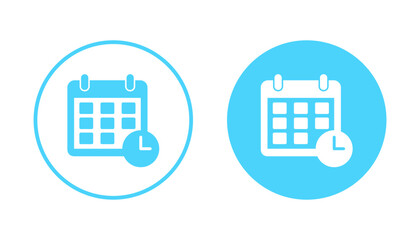 Calendar icon vector. Calender sign and symbol. Schedule icon symbol