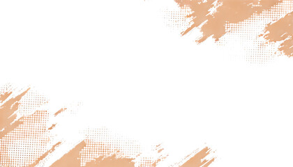 Abstract Artwork Featuring Hand-Drawn Design with Peach Polka Dots - Modern and Stylish Minimalist Illustration for Creative Projects  transparent png image