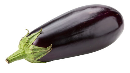eggplants isolated on white background