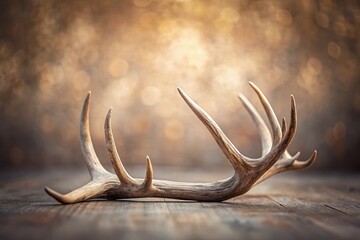Minimalist Deer Antler Shed: Nature's Cycle of Renewal