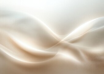 Fototapeta premium Textured Background with Glowing Curved Lines Soft Beige Modern Design