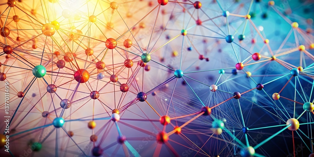 Aufkleber minimalist neural network: big data analysis via ai, machine learning & deep learning