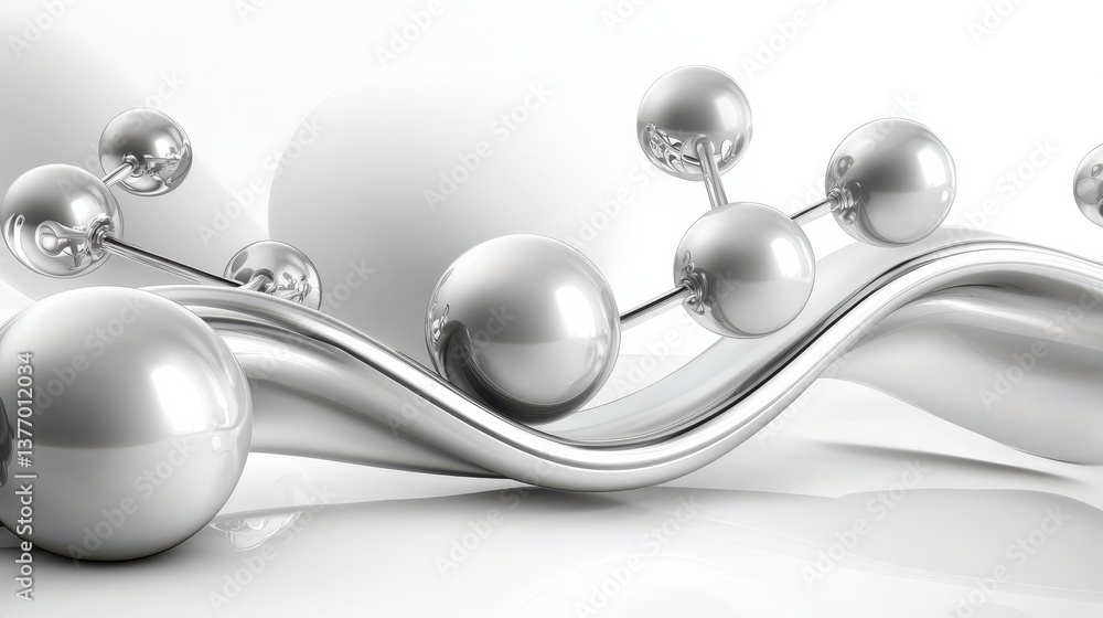 Aufkleber dynamic electron flow illustration digital art minimalist style abstract environment conceptual view