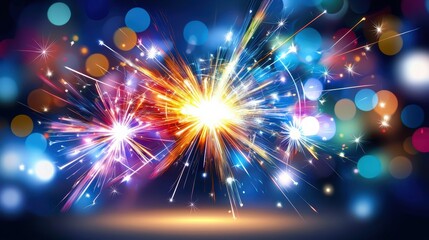 High energy particle collision event particle accelerator digital illustration cosmic environment dynamic viewpoint quantum concept