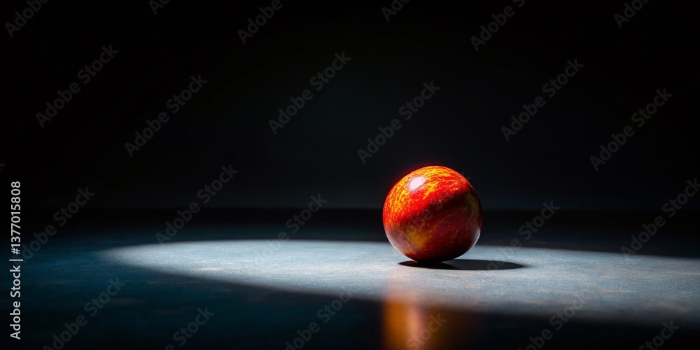 Poster mysterious dark background with copy space - left aligned subject