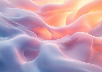 Obraz premium Pastel Marble Pattern Background Green Soft Gradation Texture Illustration