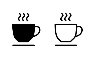 coffee cup icon vector illustration. cup a coffee sign and symbol