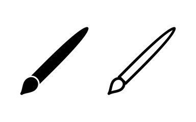 Paint icon vector illustration. paint brush sign and symbol. paint roller icon vector
