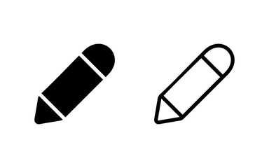 Pencil icon vector illustration. pen sign and symbol. edit icon vector