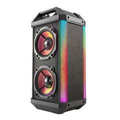 A high-energy portable speaker with dual RGB lights, perfect for vibrant outdoor parties. Its...