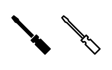 Screwdriver icon vector illustration. tools sign and symbol