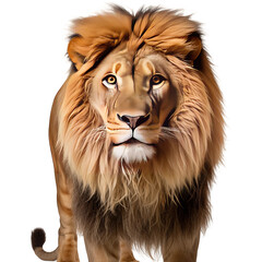 Fototapeta premium lion isolated on white background